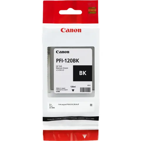 Canon PFI-120BK - Tusz czarny do Canon TM-200, TM-205, TM-300, TM-305